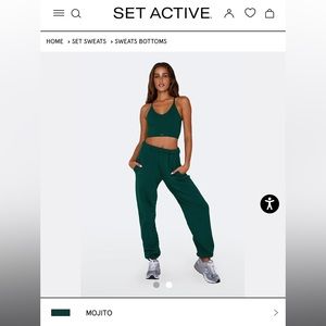 Set Active - MOJITO sweatpants
